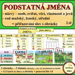PODSTATNÁ JMÉNA