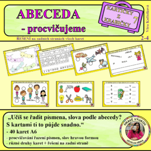 ABECEDA - procvičujeme - Kartičky z krabičky 7