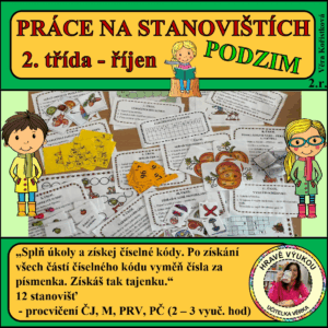 PODZIM - práce na stanovištích - 2. třída