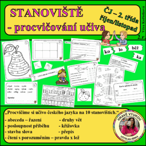 STANOVIŠTĚ - procvičování učiva ČJ - 2. TŘÍDA - říjen/listopad