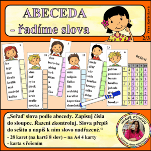 ABECEDA - ŘADÍME SLOVA