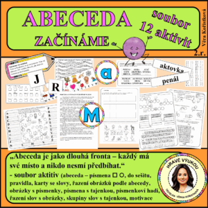 ABECEDA - ZAČÍNÁME - SOUBOR 12 AKTIVIT