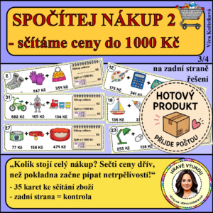 SPOČÍTEJ NÁKUP 2 – sčítáme ceny do 1 000 Kč - HOTOVÝ PRODUKT